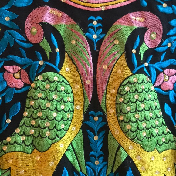 Stoned and Embroidered Dress - Picture 11 of 12